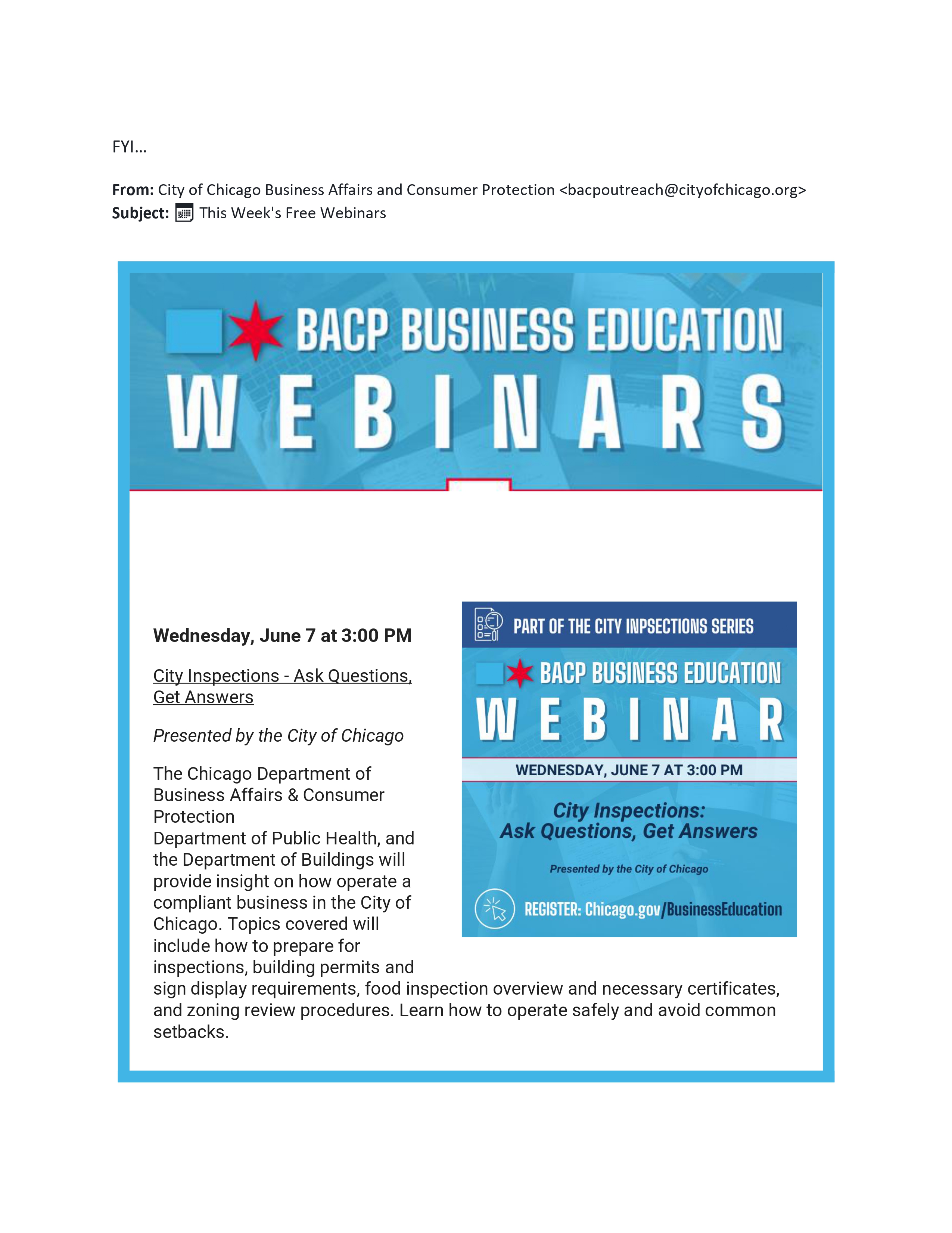 This weeks free BACP webinars