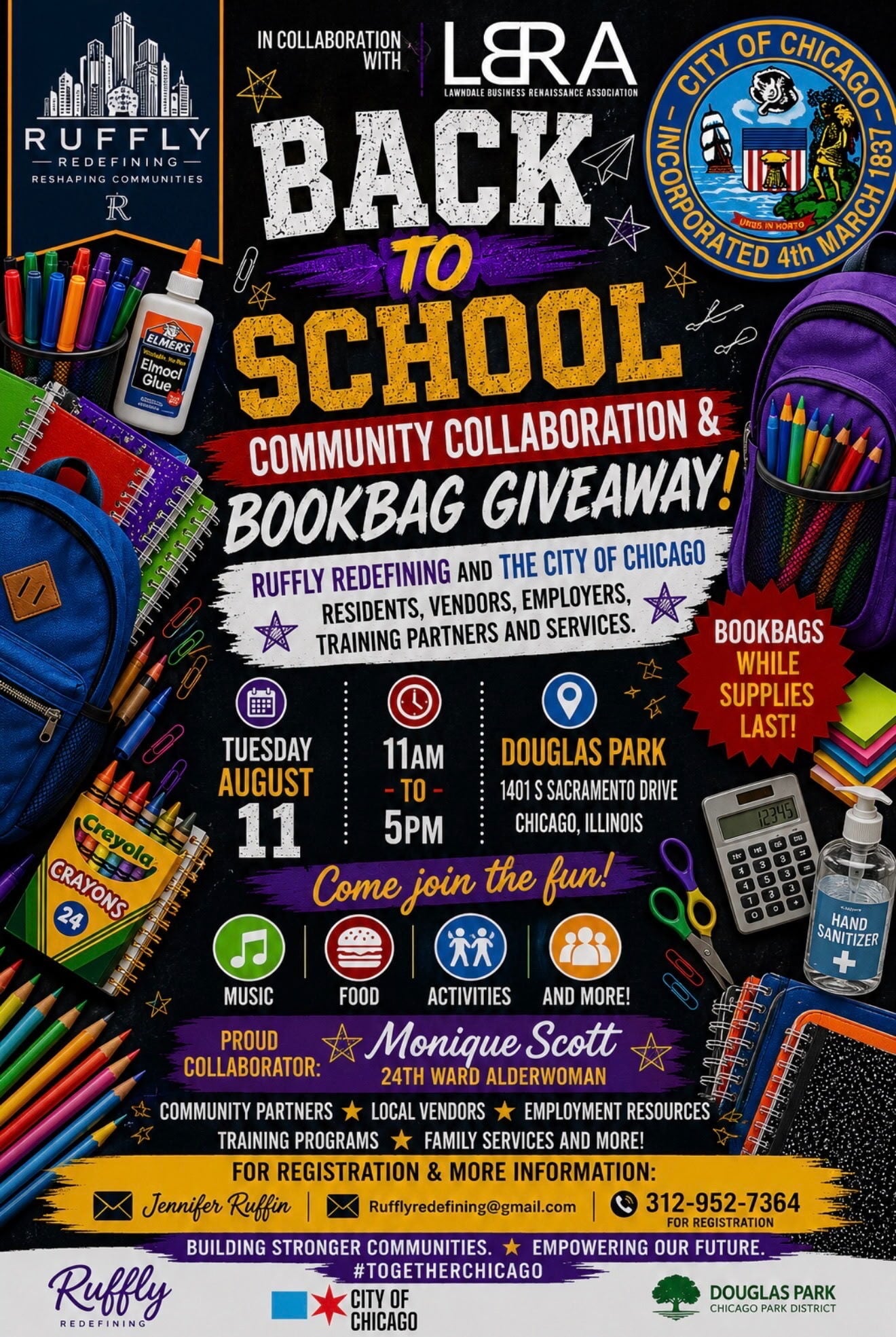Back to School Community Collaboration & Bookbag Giveaway!