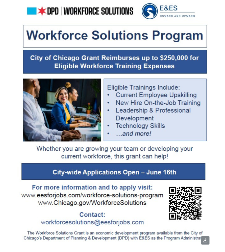 City of Chicago Announces $250,000 Workforce Solutions Grant